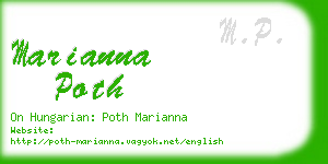 marianna poth business card